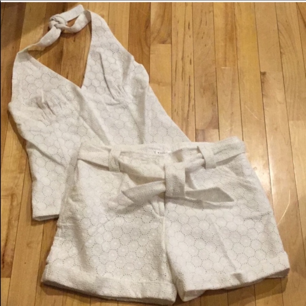 White House black market eyelet set